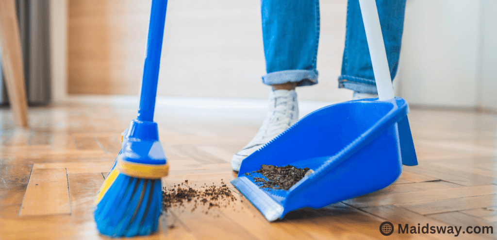 How Often Should You Sweep Your Floors for a Clean Home? 2 sweep the floor